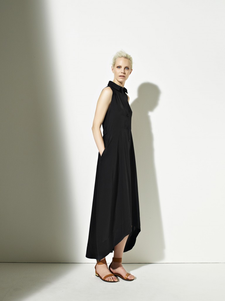 Abito nero smanicato