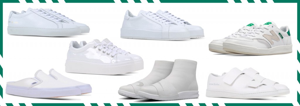 Tendenze Moda SS 15-16. White Sneakers